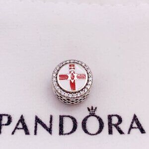 Pandora Northern Ireland Flag Bead Charm S925 Sterling Silver